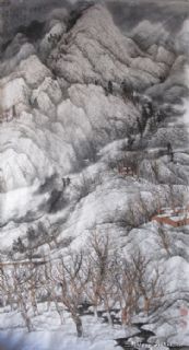 关山雪霁