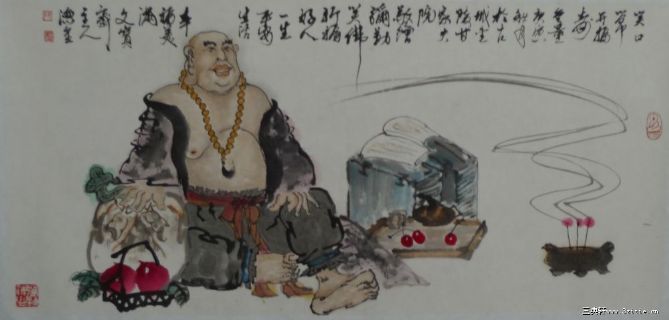 笑口常开福寿无量