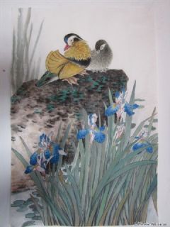 高久凯中国画牡丹和花鸟