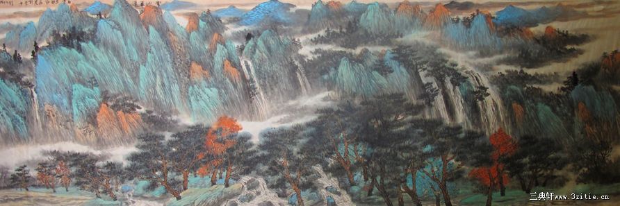 云山飞瀑