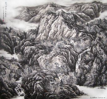 龙山深处秋色清