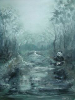 王珑澔油画作品《精神系列——不一样的风景》