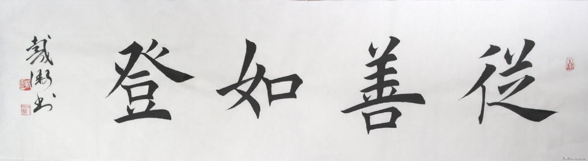 安庆戴卫楷书精品从善如登