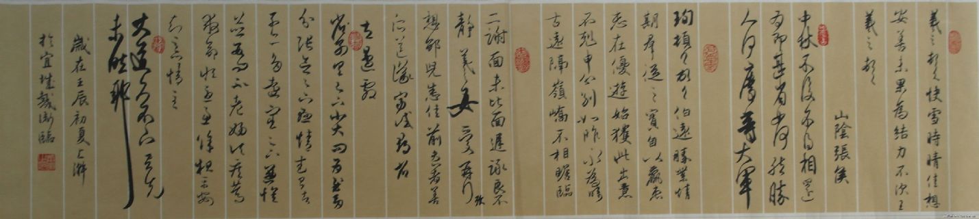 安庆戴卫行书临帖