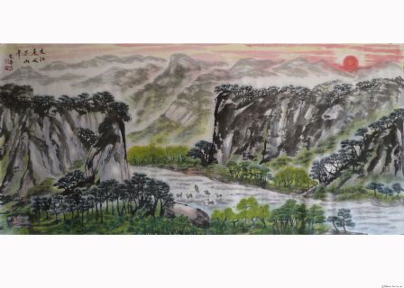 大江来自万山中