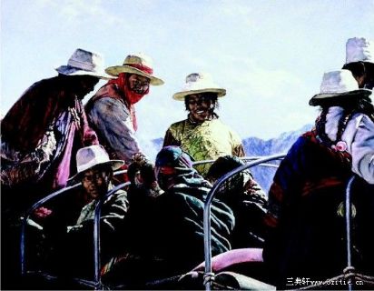 油画：愉快的旅途