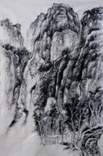 曹业锋山水画