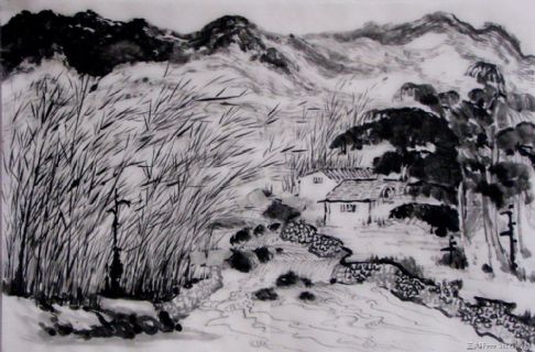 曹业锋水墨山水