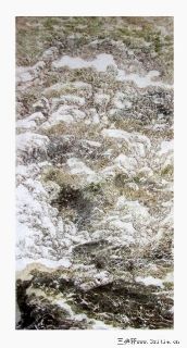 李复丁《乱石荒草连天》