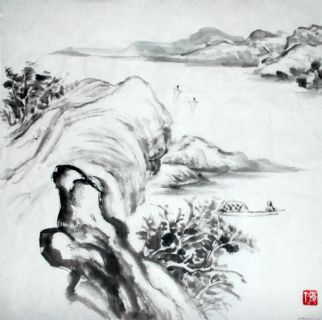 李复丁《平江帆影》