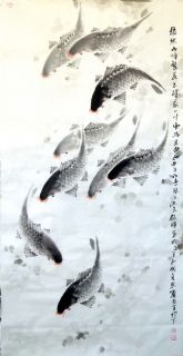 悠然 两岸繁花不碍我 一川风雨且由他