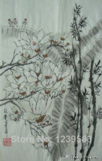 2尺条幅国画花鸟