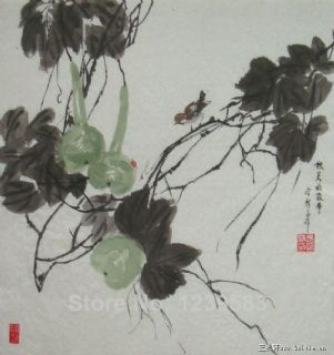 4尺斗方国画花鸟