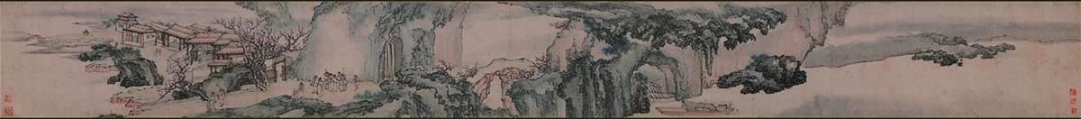 （玄）明 仇英(传)桃花源图卷