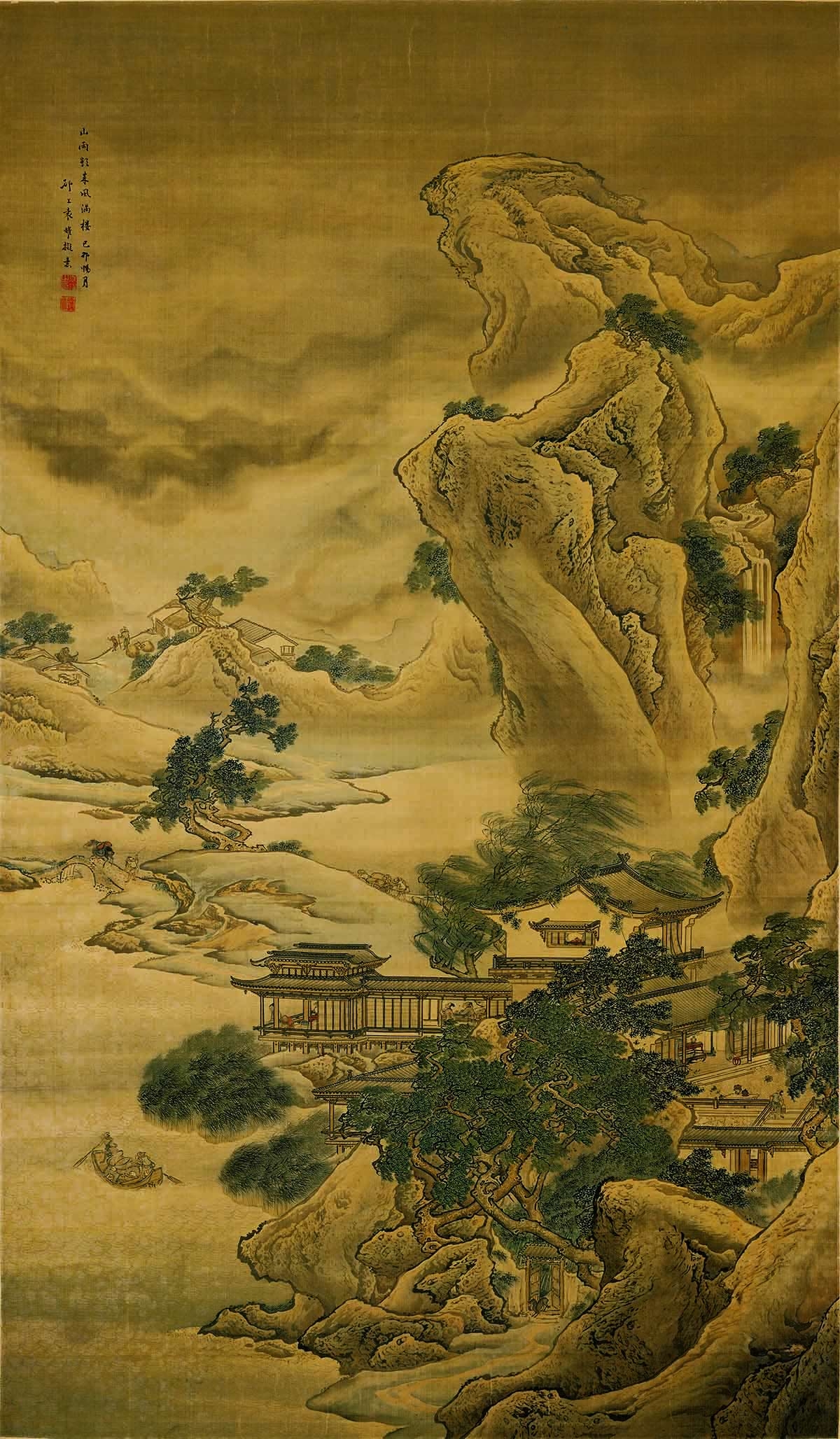 （玄）清 袁耀 山雨欲来图