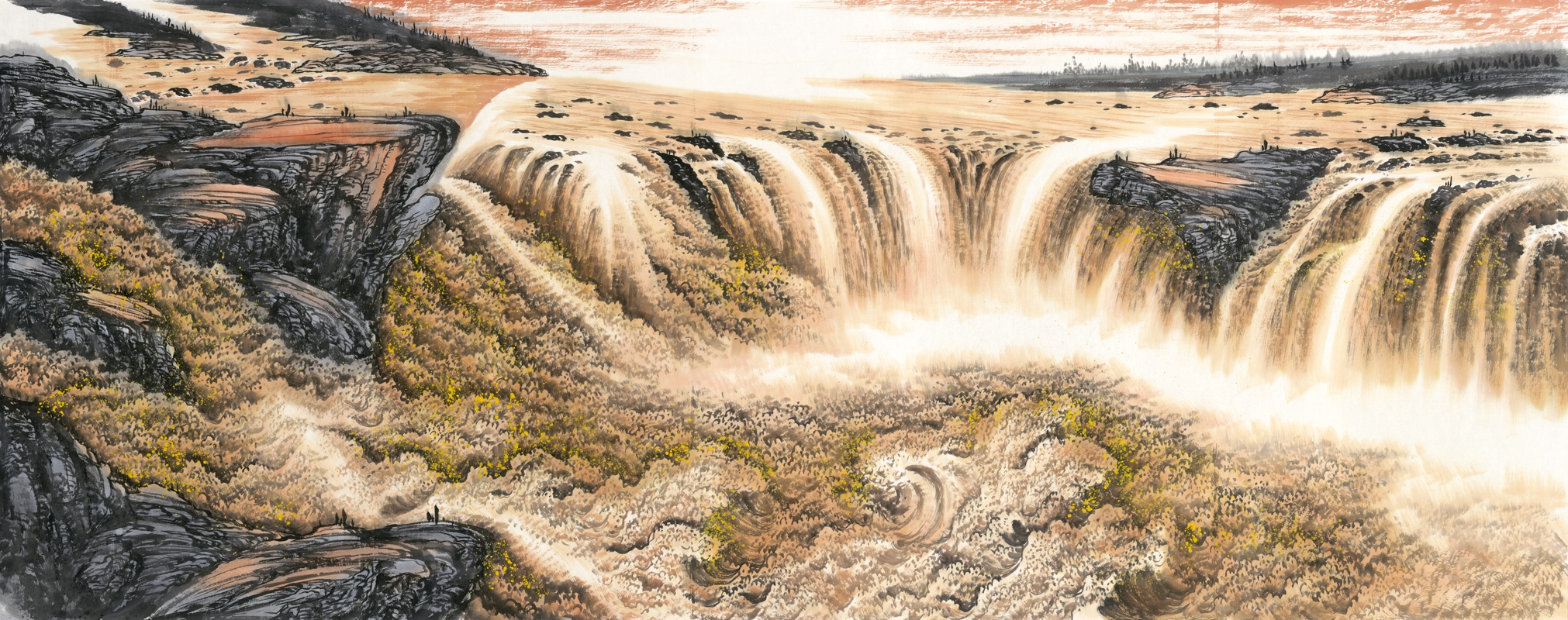 李平甲 壶口瀑布-144x360