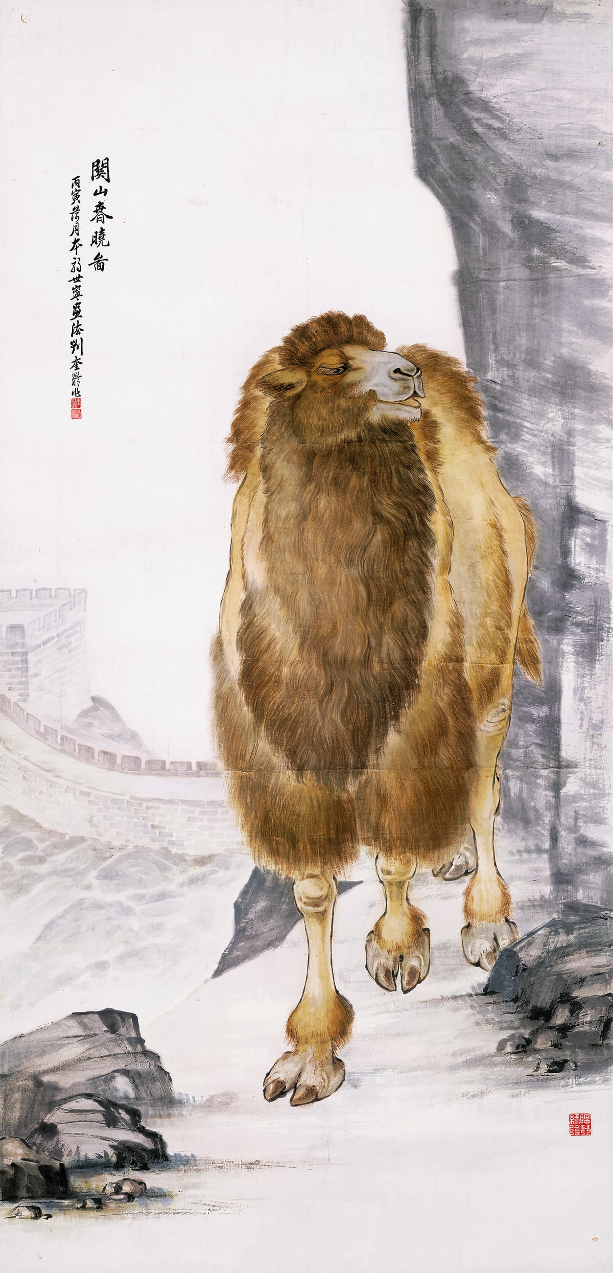 刘奎龄-关山春晓图