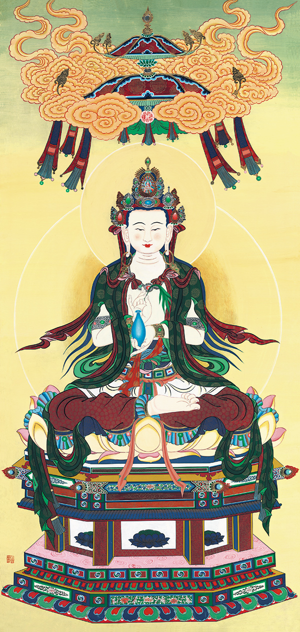 菩萨 唐卡 观音-n 20x42真迹扫描大图超高清书画图片资料下载