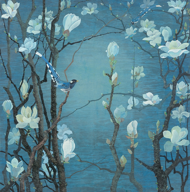 袁运甫 玉兰花开-103x103