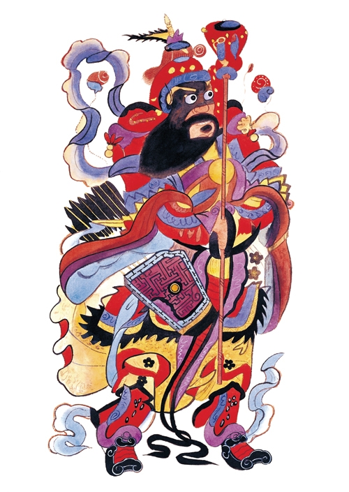 门神门神高清书画书法国画油画字画真迹扫描大图资料下载网|高清书画