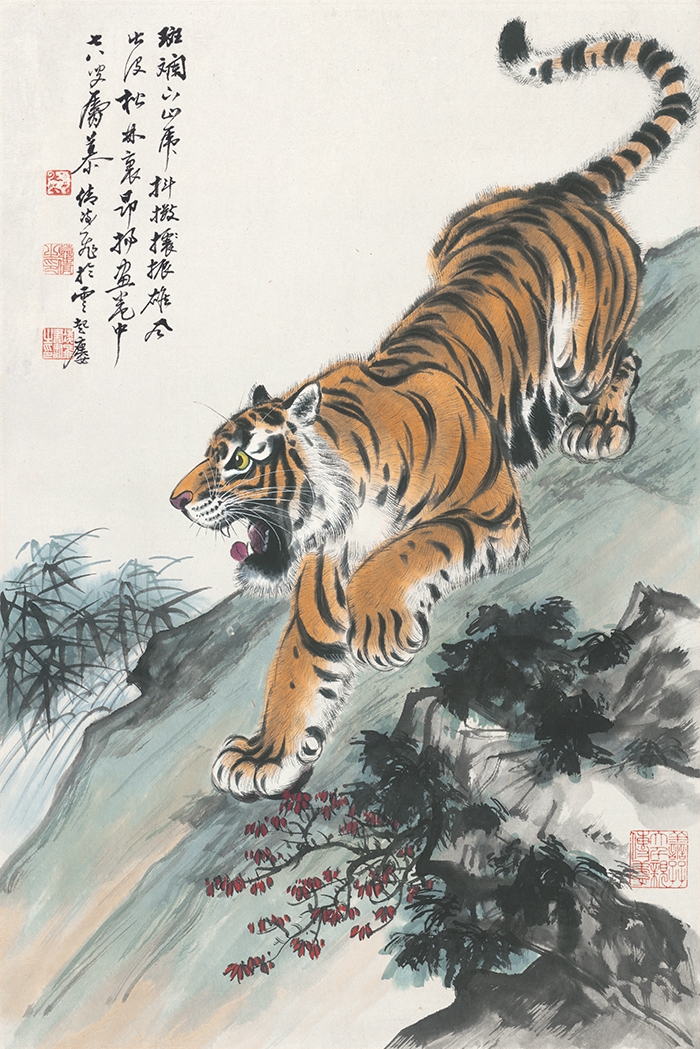 张善孖 老虎 45x68
