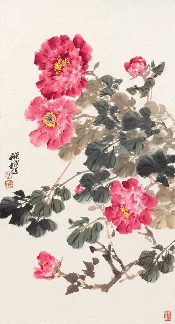 陈葆棣 红艳 48×90