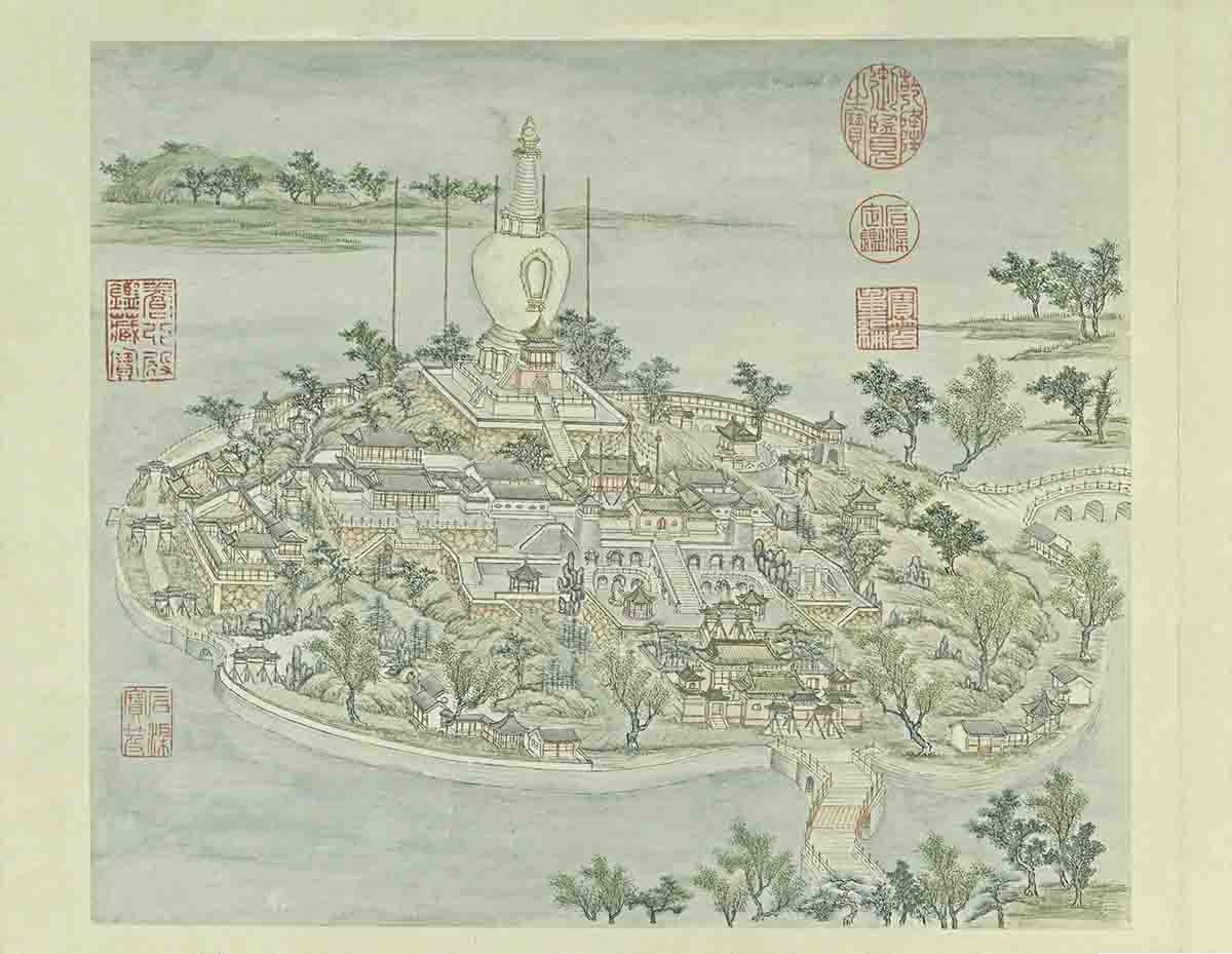 清  张若澄 燕山八景图 北京故宫合集八张
