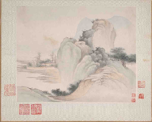 清 樊圻山水册页