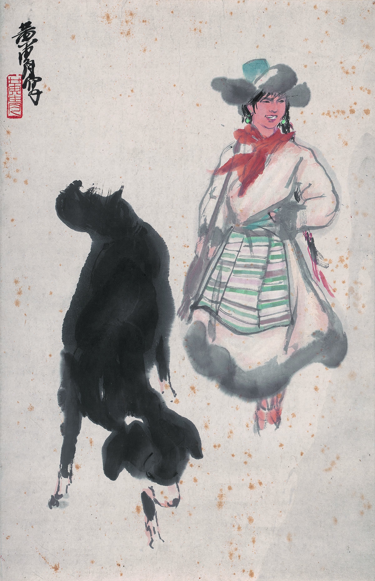 黄胄-行猎图