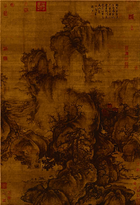 北宋 郭熙 早春图  绢本158.3X108.1