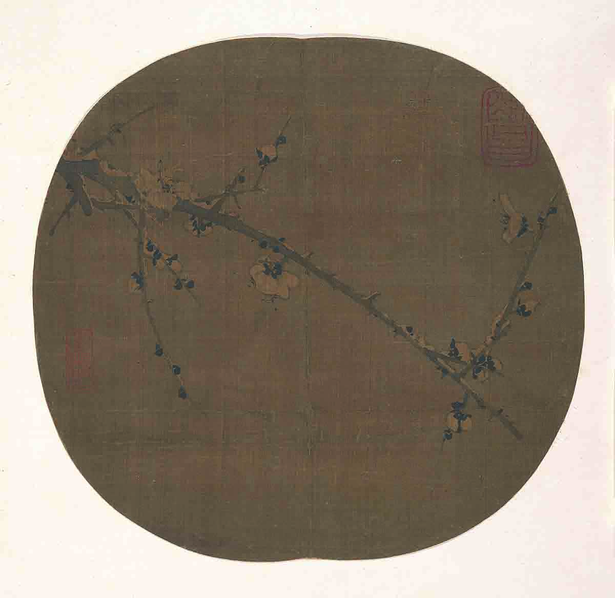 宋 马麟 雪梅图页30x31