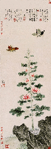27-葵石蛱蝶图-明-戴进