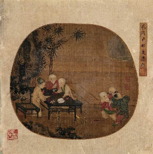 苏汉臣秋庭婴戏