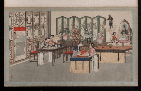 清 孙温 红楼梦 一版 栊翠庵妙玉扶乩玉