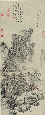 96-邹一桂-杜牧诗意图