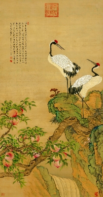清 邹一桂 蟠桃图