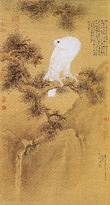 清 郎世宁 -白鹰图