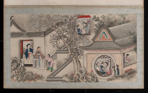 清 孙温 红楼梦 一版 贾宝玉初试云雨情