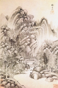 清 王时敏 仿古山水册