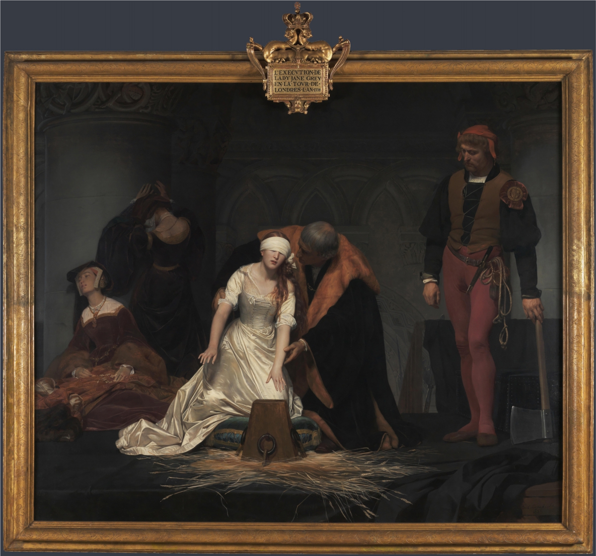 （法）保罗·德拉罗什 珍妮·格瑞女士处决图 伦敦国立美术馆藏 1833 年