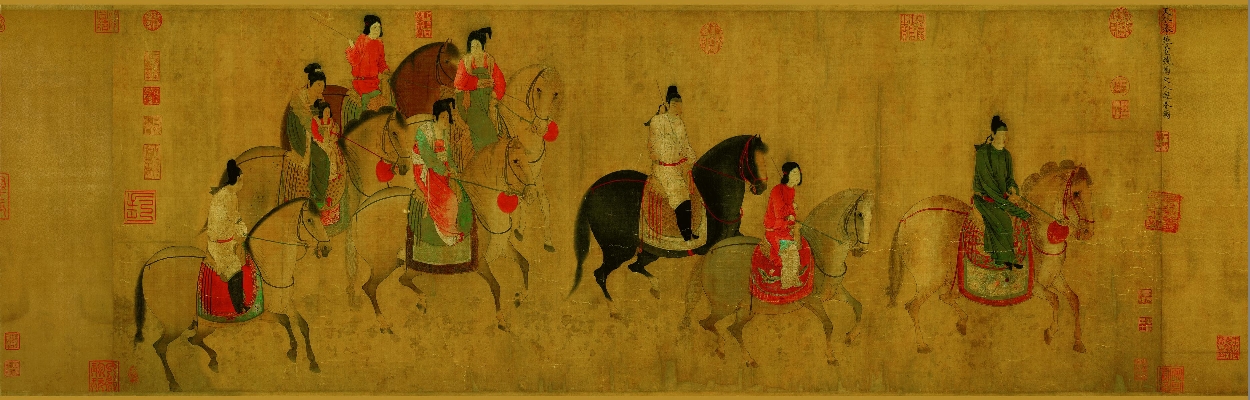 1-虢国夫人游春图