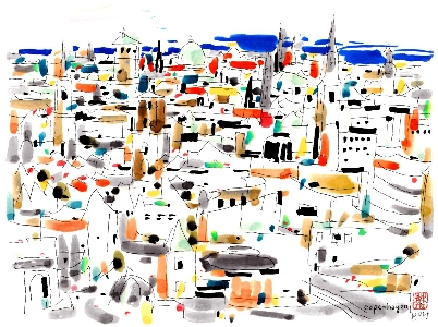 吴冠中《哥本哈根》93.0 MB