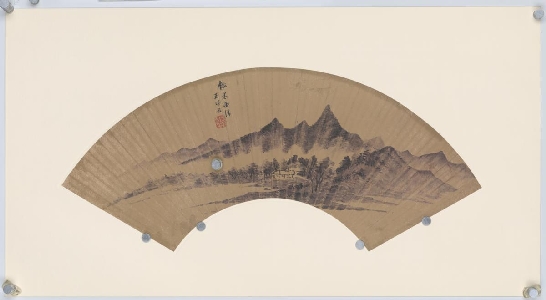 明清 王时敏 山水扇面-01 take 2