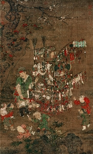 台028-货郎2 宋 李嵩