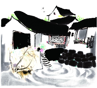 69吴冠中《春燕》