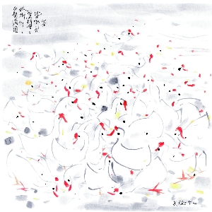 67吴冠中《鹅》