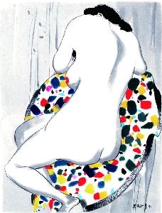 44吴冠中《裸女》