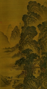 22-溪堂诗意图-明-戴进