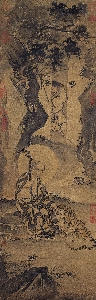 明 戴进 罗汉图 91x29台北故宫