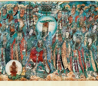元 朝元图（永乐宫三清殿壁画）山西博物馆  10G